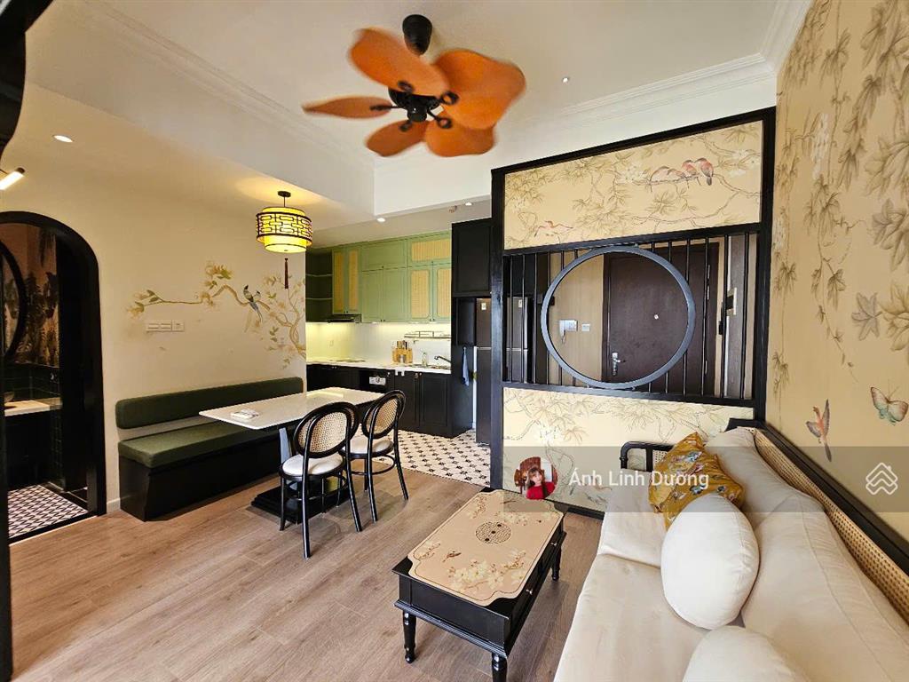 Cho thuê căn 1pn phong cách indochine  the sun avenue giá chỉ 16 triệu/tháng
