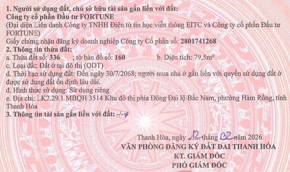 Lô đất 70m2 mặt tiền 5m, đường 7m nam ngạn to thanh hoá