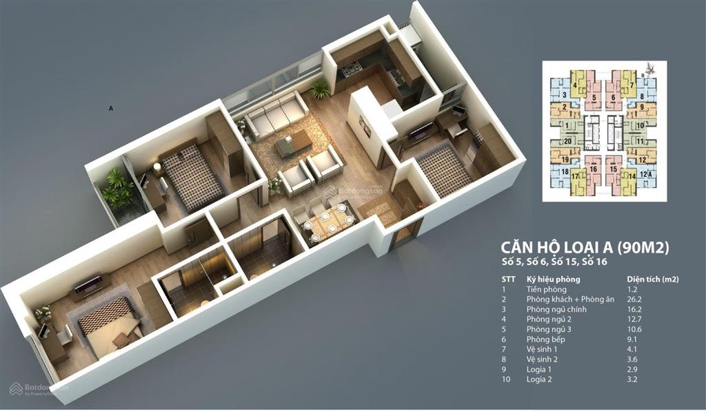 Cần bán gấp căn hộ tầng trung siêu đẹp the pride, sđcc diện tích 95m2, 3pn, 2wc. chỉ 6,x tỷ