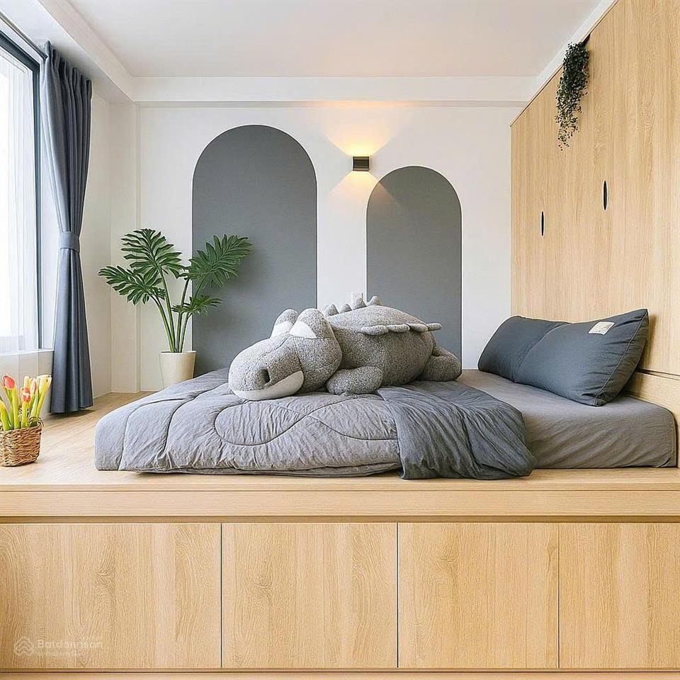 Top chdv huỳnh văn nghệ, p tân sơn, tb  dt 86.7m2, kc góc 6 tầng  15 phòng  hđt 70tr