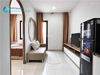 Cho thuê căn hộ 1pn tách bếp, bancol, máy giặt riêng, tone gỗ sang, nội thất xịn, sát phú nhuận