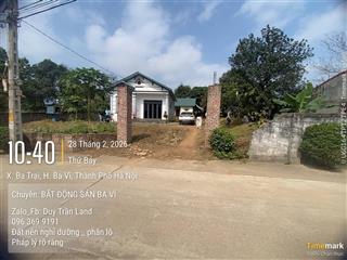 Bán đất tặng nhà sẵn khuân viên tại suối hai  ba vì. dt 1072m, 5,5tỷ. 0963 699 ***