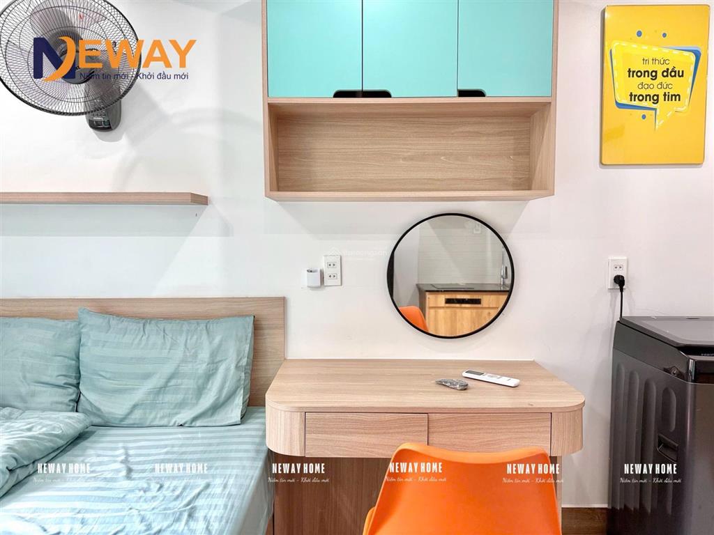 Studio mini full nội thất ngay ngã năm chuồng chó có thang máy, nhà mới sạch sẽ, an ninh