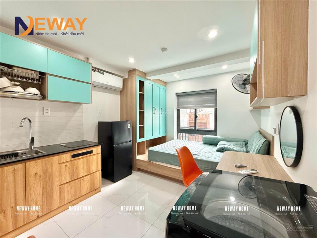 Studio mini full nội thất ngay ngã năm chuồng chó có thang máy, nhà mới sạch sẽ, an ninh