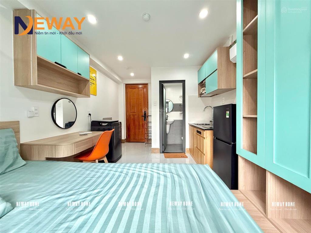 Studio mini full nội thất ngay ngã năm chuồng chó có thang máy, nhà mới sạch sẽ, an ninh