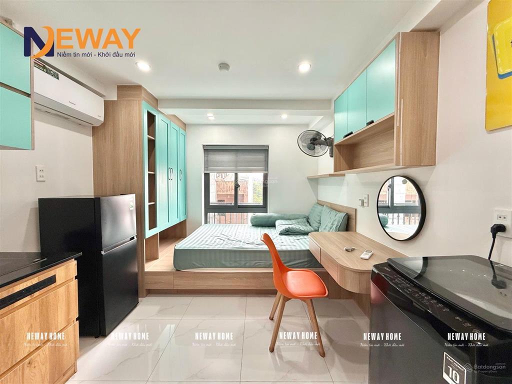 Studio mini full nội thất ngay ngã năm chuồng chó có thang máy, nhà mới sạch sẽ, an ninh