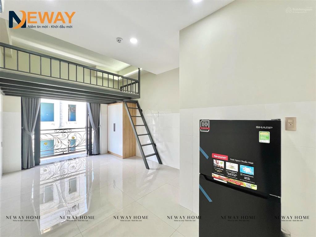 Duplex ban cong siêu rộng không giới hạn người ở, full nội thất xịn đét  nhà mới 100%, gần chợ