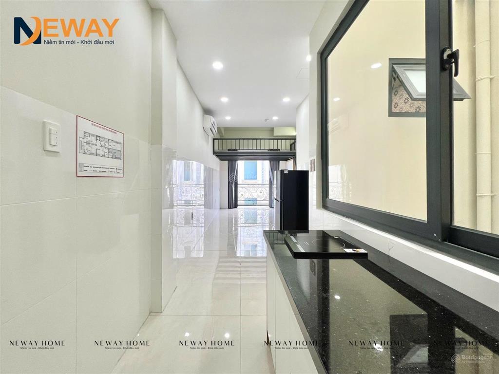 Duplex ban cong siêu rộng không giới hạn người ở, full nội thất xịn đét  nhà mới 100%, gần chợ