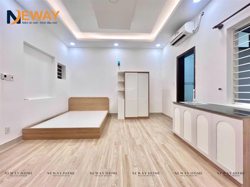 Studio giếng trời giá tốt, mới 100%  full nội thất, sạch sẽ, an ninh, cho nuôi mèo  đẹp keng