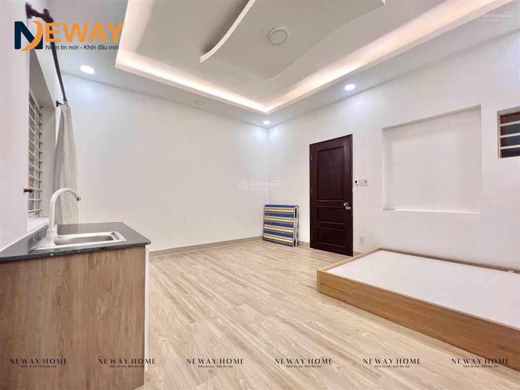 Studio giếng trời giá tốt, mới 100%  full nội thất, sạch sẽ, an ninh, cho nuôi mèo  đẹp keng