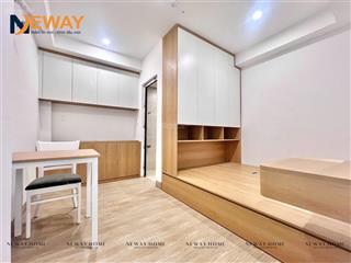 Studio full nội thất đang set up ngay công viên làng hoa  phù hợp ở 12 người, tone gỗ sang trọng