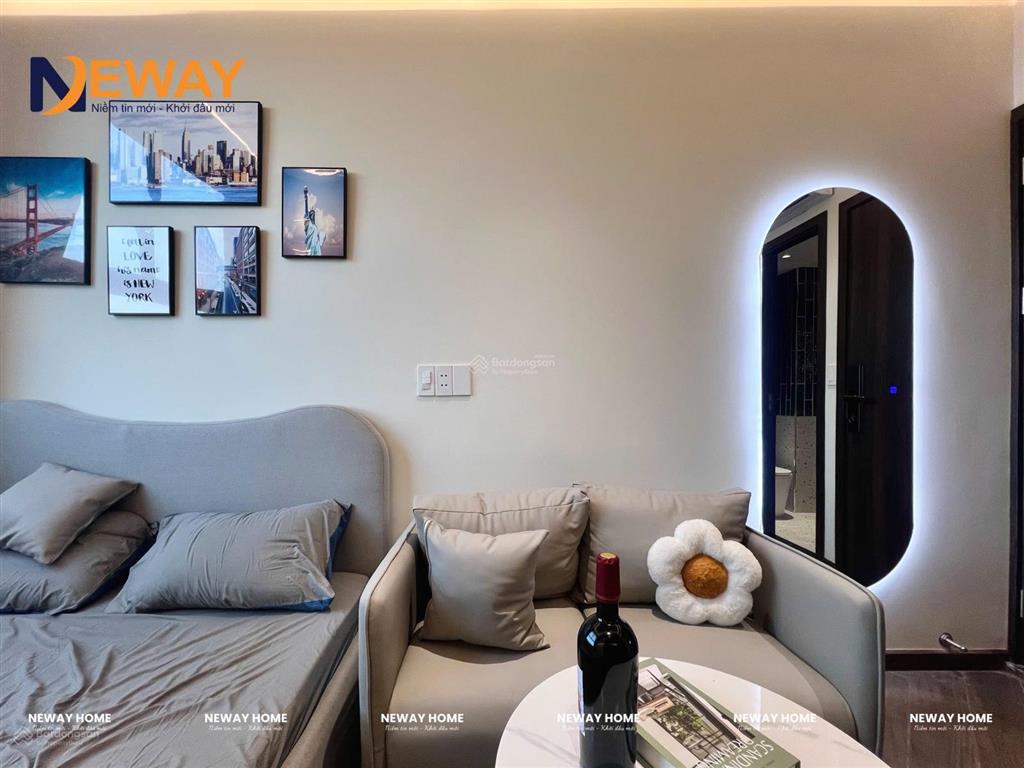Căn hộ dịch vụ, full nội thất cao cấp thiết kế dạng homestay  mới 100%, ở liền  gần nhà ga t3