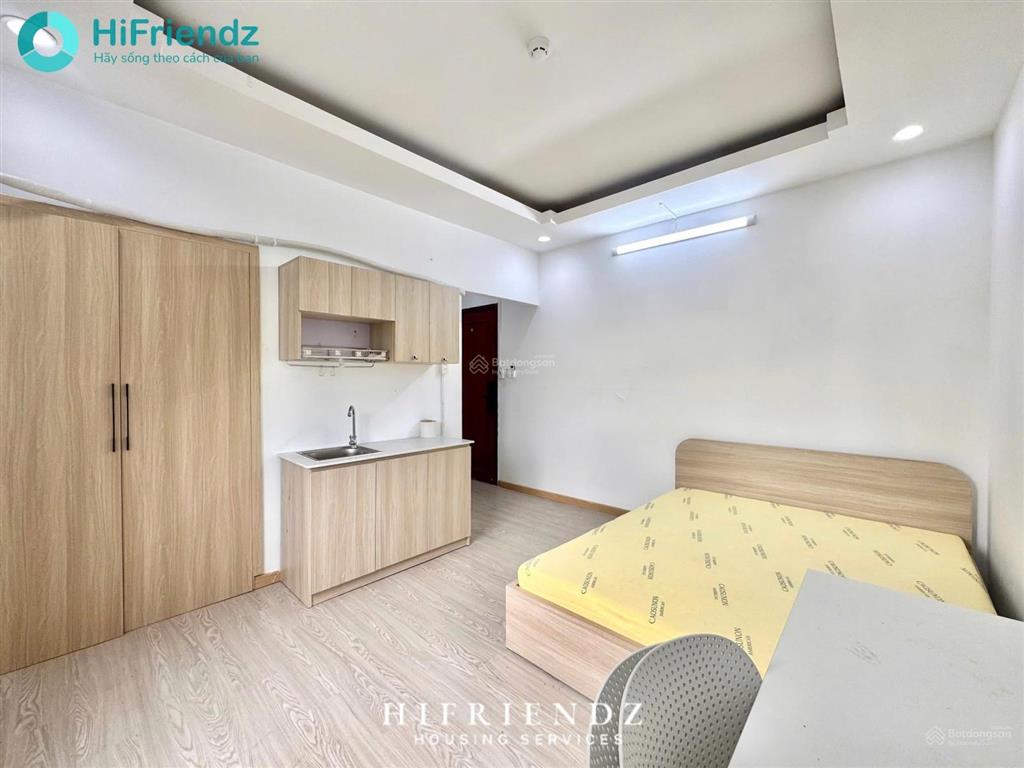Siêu phẩm studio mới full nội thất cửa sổ lớn sát cầu nguyễn tri phương  thang máy bảo vệ