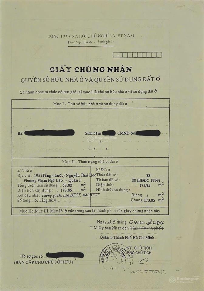 Giảm 1t chủ bán gấp định cư  căn hộ trung tâm q1  68.8m2 view bến thành tặng nguyên nội thất