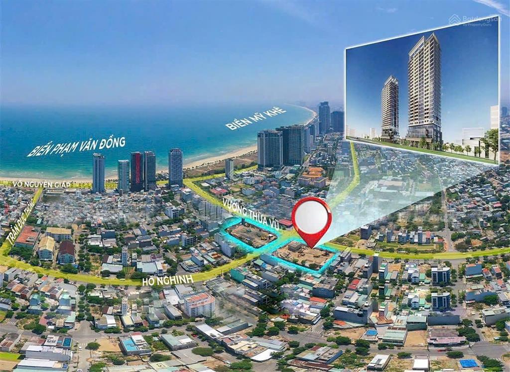 Chỉ 80tr/m2 sở hữu căn view biển, tp đà nẵng. dòng ch cho thuê kết hợp 3 tầng tttm 0932 509 *** maina