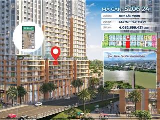 Chỉ 970 triệu sở hữu ngay căn hộ sân vườn 70m2 view sông và cầu hoà xuân, em na 0932 509 *** hỗ trợ