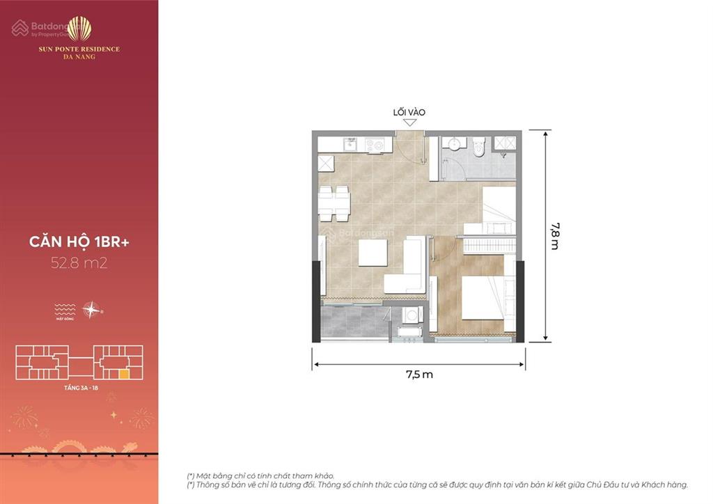 Cần ra nhanh 1pn+ tầng 23, view biển. giá chỉ 4.4 tỷ, làm việc nhanh với chính chủ,  0932 509 ***