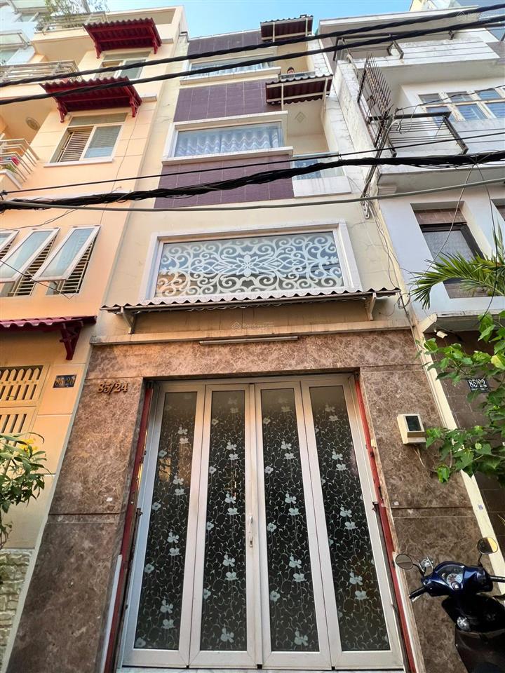 Bán nhà hẻm 4m sát mặt tiền đường trần khắc chân,p.tân định. 4m x 7.4m, trệt 4 lầu. chỉ 9.99 tỷ