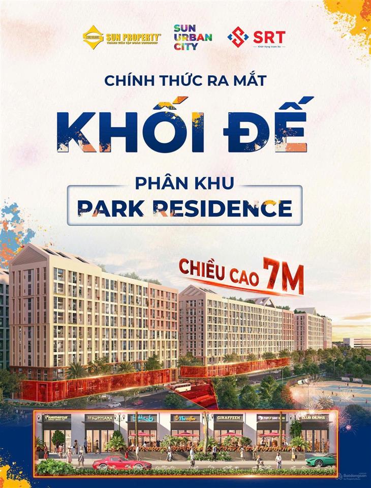 Sở hữu khối đế kinh doanh sun urban city phủ lý  vị trí đắc địa 3,1 tỷ