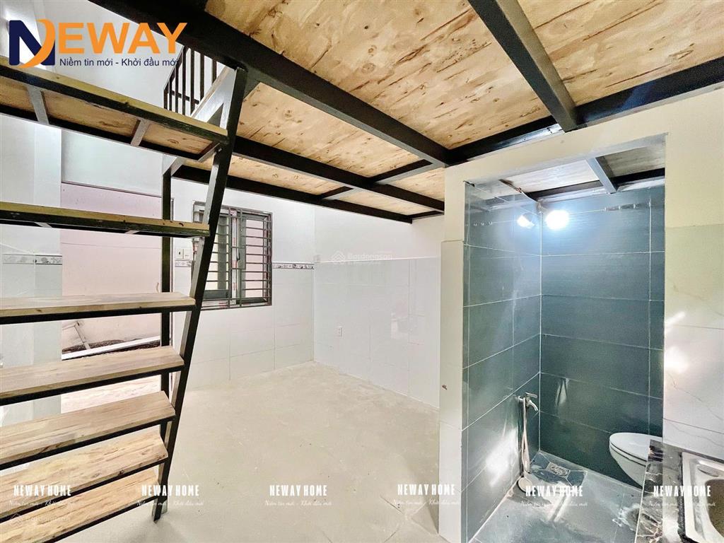 Khai trương dãy trọ trệt  có máy lạnh  mới 100%  cửa sổ trời gác cao  ngay chân cầu tham lương