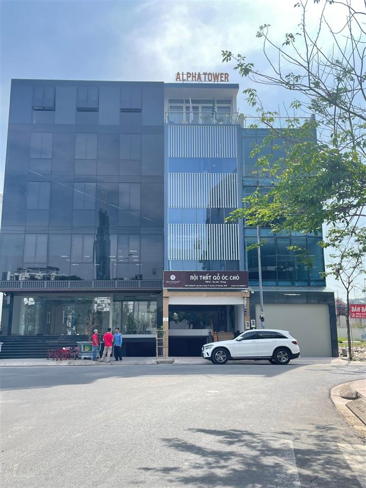 Cho thuê tòa nhà văn phòng hầm 5 lầu đường d7  giá 55tr/tháng