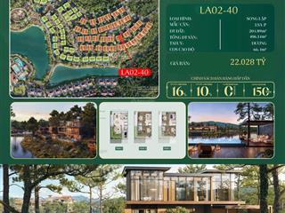 Bán song lập lake side lakeside residences thanh xuân valley, hồ cá koi sau nhà, 204/406m, 16.4tỷ