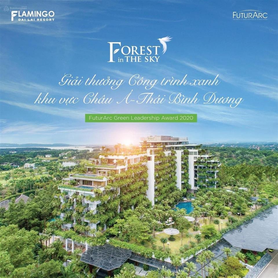 Bán căn góc 69m forest in the sky flamingo đại lải resort, 2 mặt thoáng, dòng tiền 9,2tr/tháng