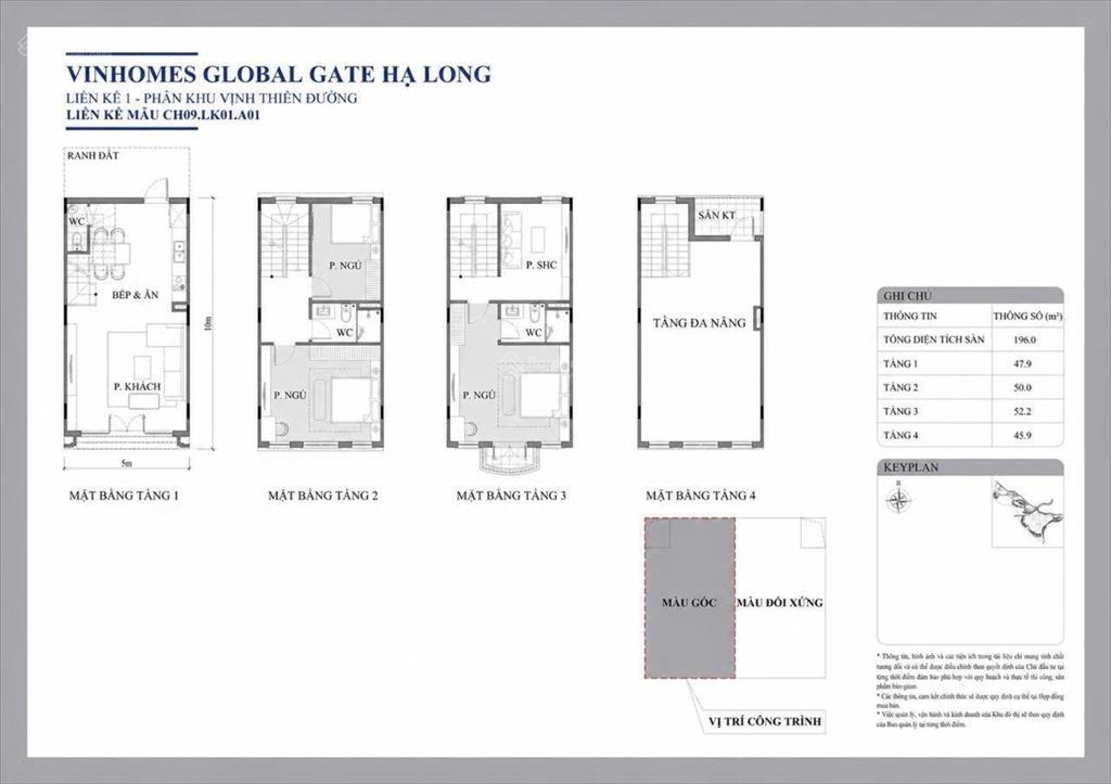 Chỉ với 952 triệu đồng sở hữu ngay liền kề giáp hồ 10ha, 60m2 sổ đỏ lâu dài vinhomes hạ long xanh