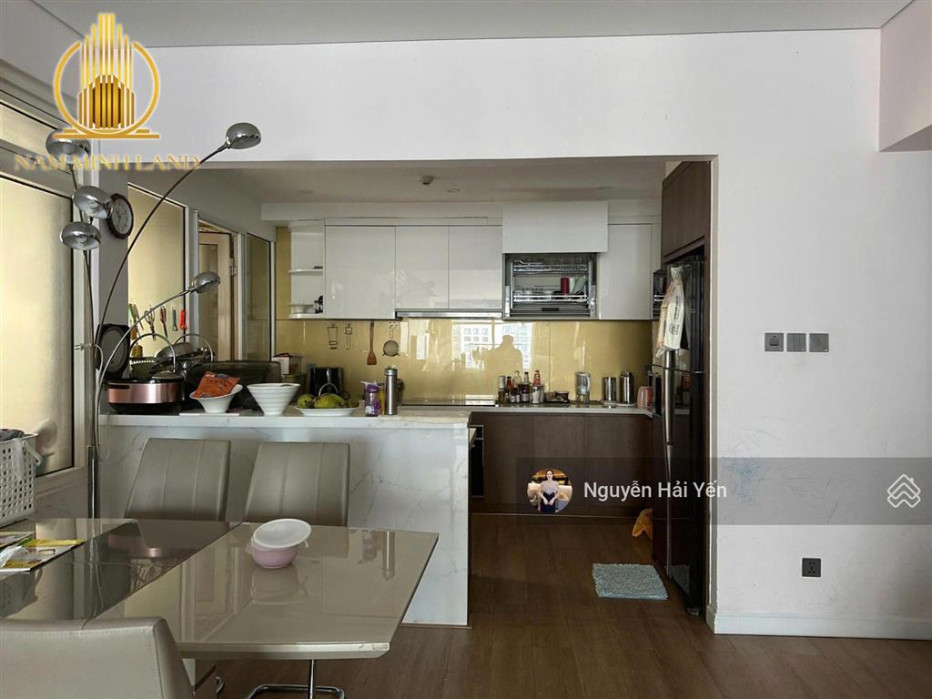 Hải yến nam minh land  bán căn hộ 3 phòng ngủ saigon pearl, view sông, 140m2, có đầy đủ nội thất