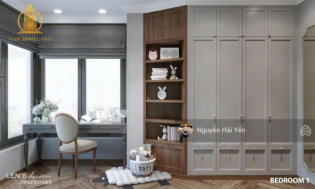 Hải yến nam minh land  bán căn hộ sunwah pearl 3 phòng ngủ, 125m2 tòa shxx. 01, full nội thất