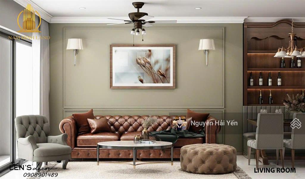 Hải yến nam minh land  bán căn hộ sunwah pearl 3 phòng ngủ, 125m2 tòa shxx. 01, full nội thất
