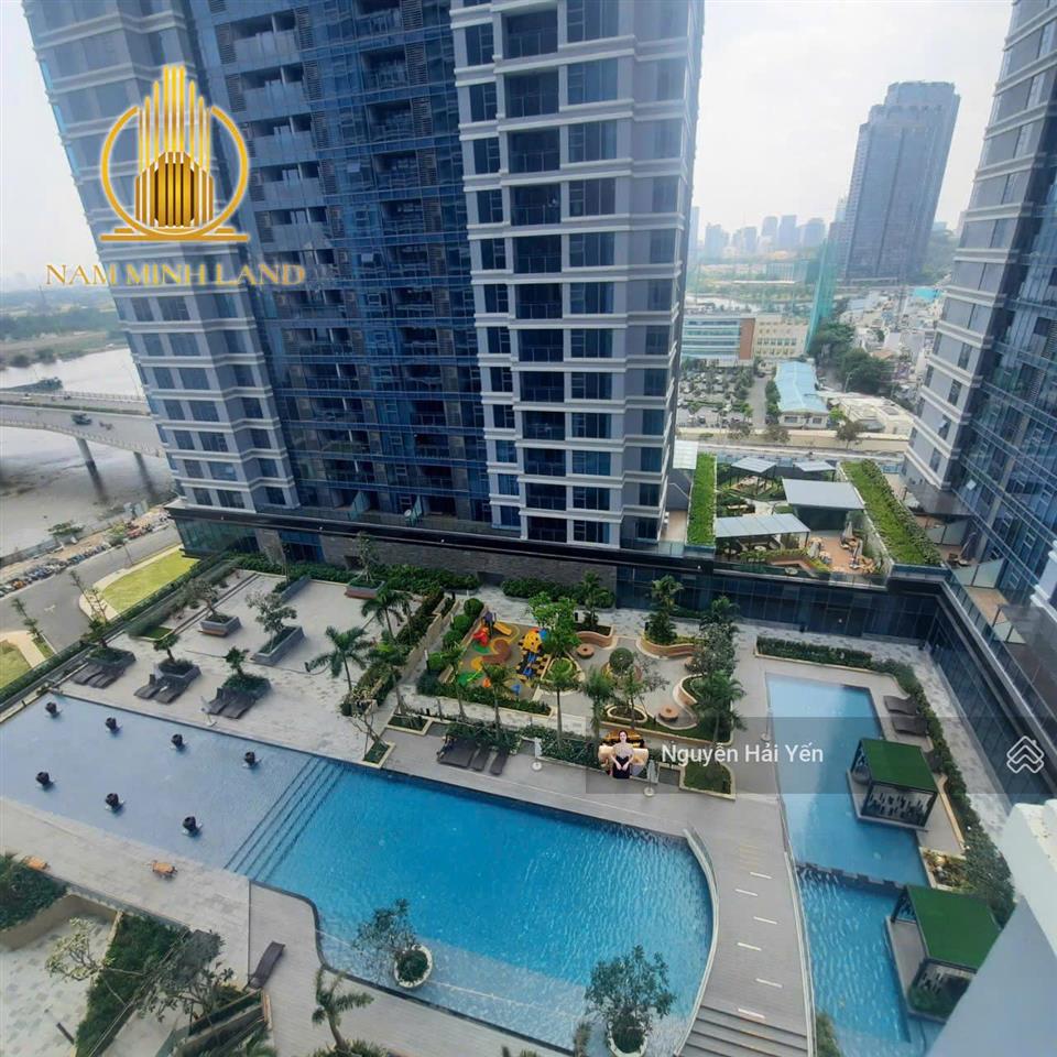 Hải yến nam minh land  cho thuê căn hộ sunwah pearl 2 phòng ngủ 107m2, view sông sài gòn + nội khu