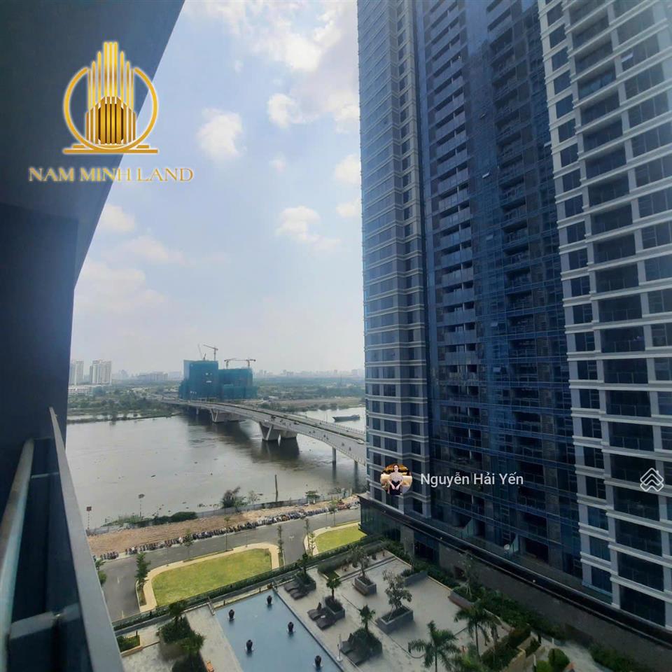 Hải yến nam minh land  cho thuê căn hộ sunwah pearl 2 phòng ngủ 107m2, view sông sài gòn + nội khu