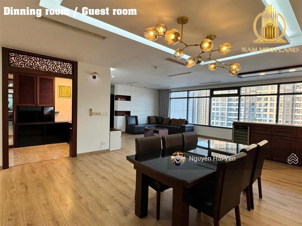 Hải yến nam minh land bán penthouse saigon pearl 220m², 3 phòng ngủ, view sông & landmark 81
