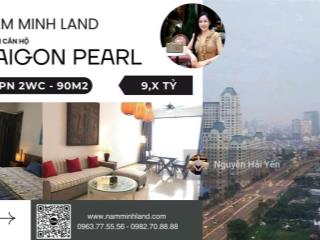 Hải yến nam minh land  bán căn hộ 2 pn saigon pearl 90m2, view landmark 81. giá 9 tỷ net