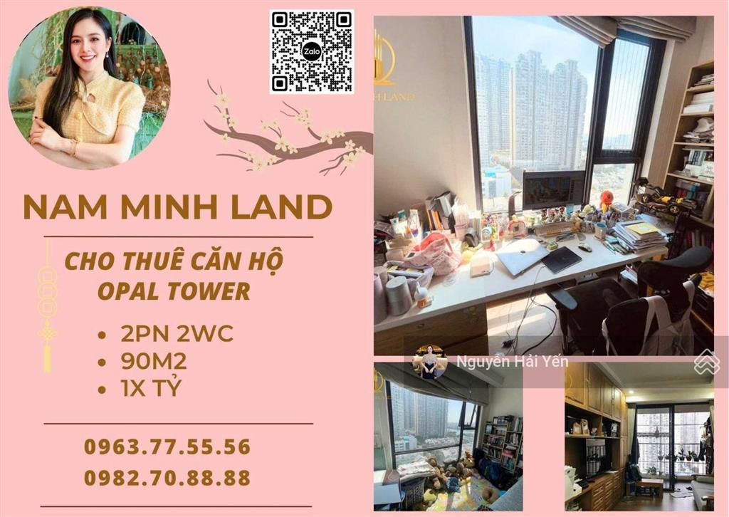 Bán căn hộ opal tower 2 pn 90m² view sông sài gòn + landmark 81 giá 11,3 tỷ, chủ thiện chí bán