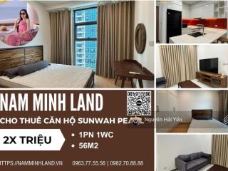 Hải yến nam minh land  cho thuê căn hộ sunwah pearl 1 phòng ngủ tòa sh.03  giá rẻ nhất 20 triệu