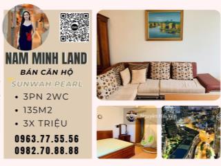 Hải yến nam minh land  cho thuê căn hộ saigon pearl 3 phòng ngủ, tầng cao, view sông, giá tốt
