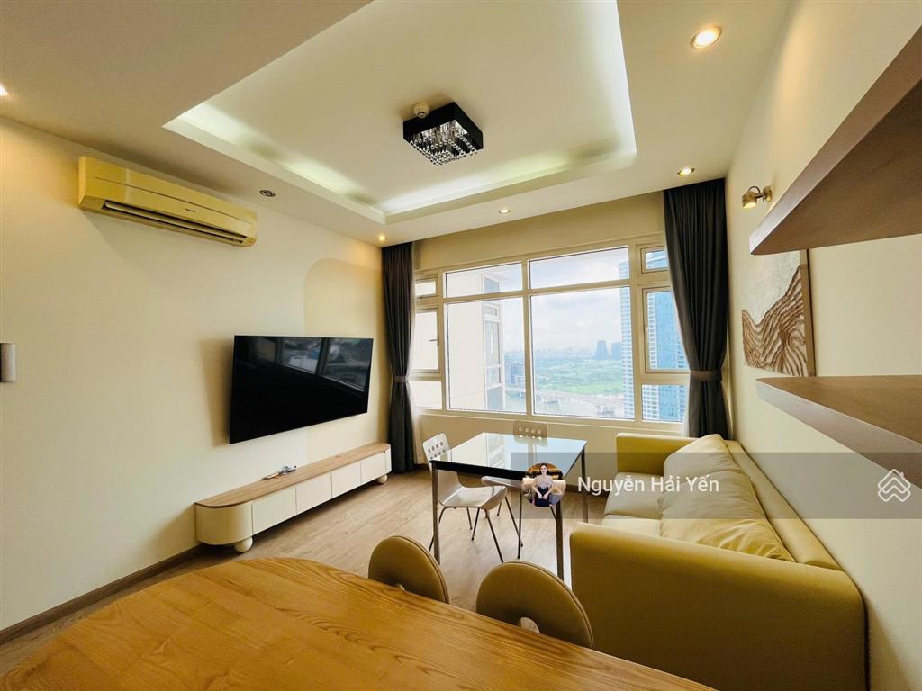 Nam minh land  bán căn hộ saigon pearl 2 phòng ngủ  86m2, nhà mới nội thất đẹp tầng cao view sông