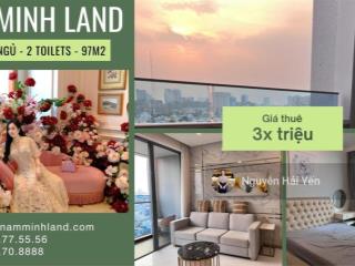 Hải yến nam minh landcho thuê căn hộ sunwah pearl 2 phòng ngủ, wh.10, view đẹp  nhà đẹp. giá 3x
