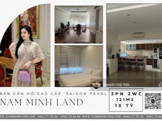 Hải yến nam minh land  bán căn hộ saigon pearl 3 phòng ngủ view sông, view pháo hoa, nội thất đẹp