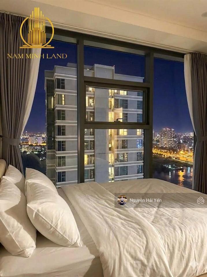 Hải yến nam minh land  cho thuê căn hộ sunwah pearl 1 phòng ngủ tòa wh.08, view sông + thủ thiêm