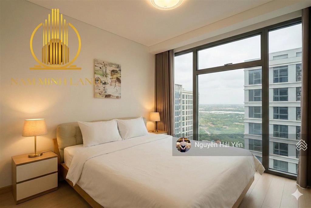 Hải yến nam minh land  cho thuê căn hộ sunwah pearl 1 phòng ngủ tòa wh.08, view sông + thủ thiêm