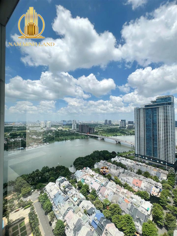 Hải yến nam minh land  cho thuê căn hộ saigon pearl 4 phòng ngủ, tầng cao, view trực diện sông đẹp