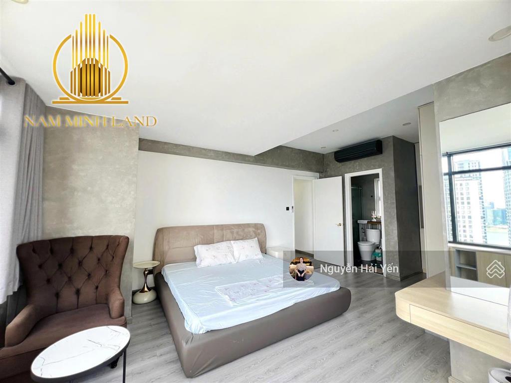 Hải yến nam minh land  cho thuê căn hộ saigon pearl 4 phòng ngủ, tầng cao, view trực diện sông đẹp