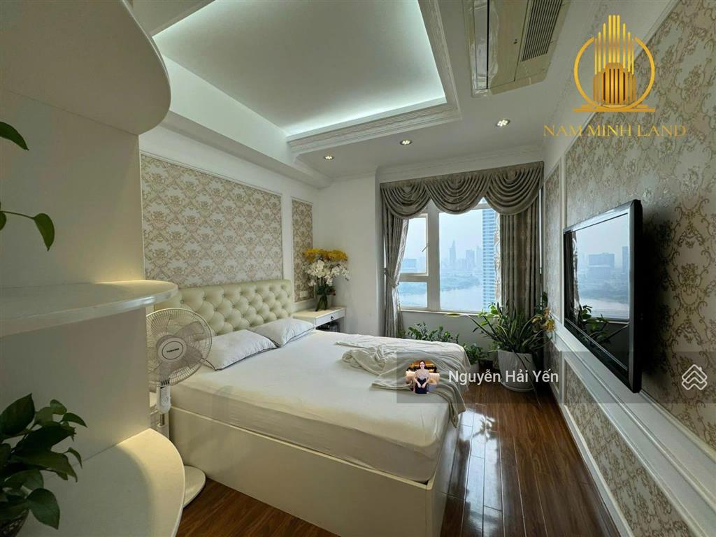 Nam minh land  cho thuê căn hộ saigon pearl 3 phòng ngủ 140m², nội thất như hình, view quận 1 đẹp
