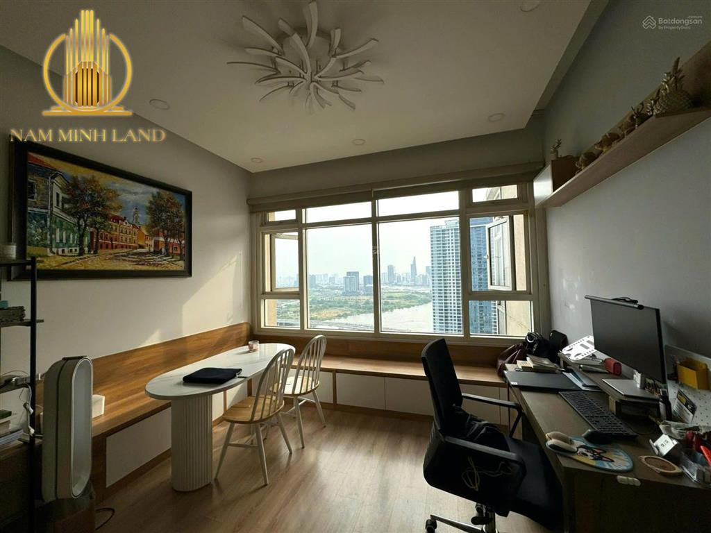 Nam minh land  cho thuê căn hộ saigon pearl 2 phòng ngủ tòa ruby, tầng cao, view thủ thiêm +quận 1