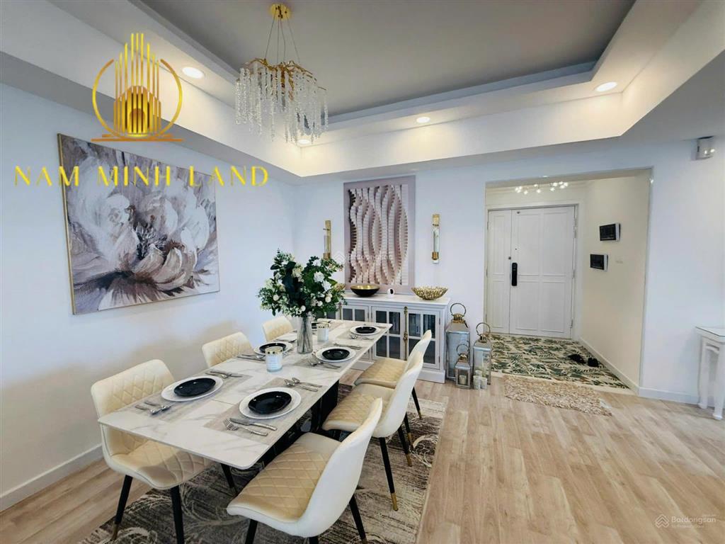 Nam minh land  cho thuê căn hộ saigon pearl 2 phòng ngủ 143m2, tầng cao, view sông, nhà cực đẹp