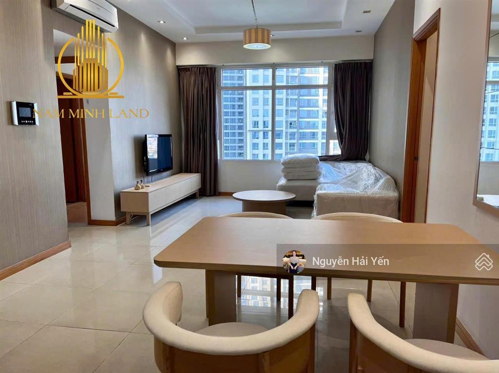 Nam minh land  cho thuê căn hộ saigon pearl 3 phòng ngủ, nội thất như hình, view landmark 81