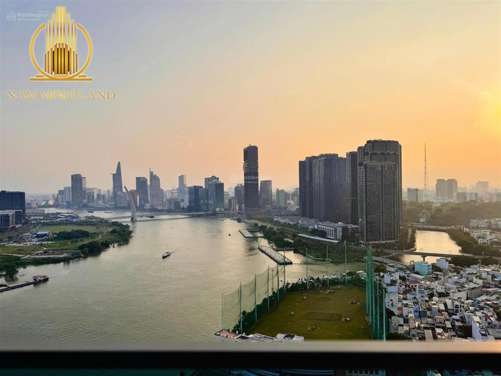Nam minh land  cho thuê căn hộ sunwah pearl 3 phòng ngủ, view trực diện thủ thiêm + cầu ba son